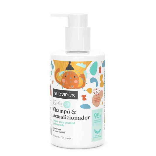 Suavinex Shampooing Conditionnant 3 à 10 ans, 300 Ml