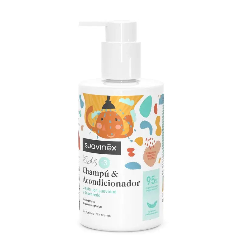 Suavinex Shampooing Conditionnant 3 à 10 ans, 300 Ml