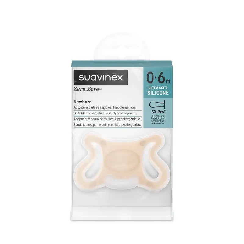 Suavinex Sucette Zero Zero Baby 0 à 6 mois, Fair