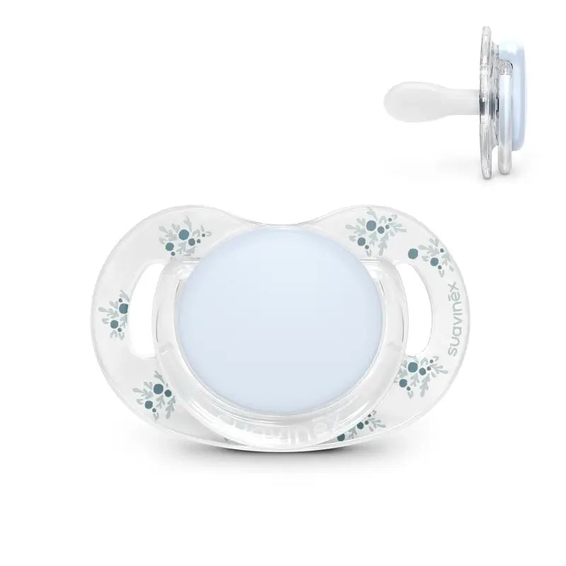 Suavinex Sucette Sx Pro 0/6 Mois, Bleu Poésie