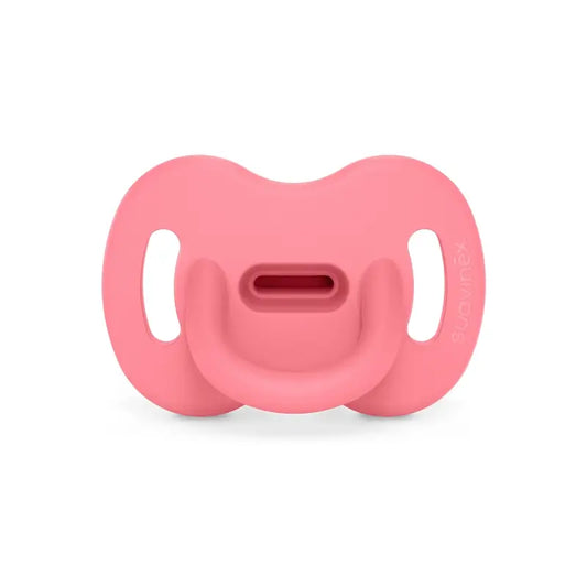 Suavinex Sucette tout silicone Physiological Sx Pro, 0/6 mois, Fuchsia