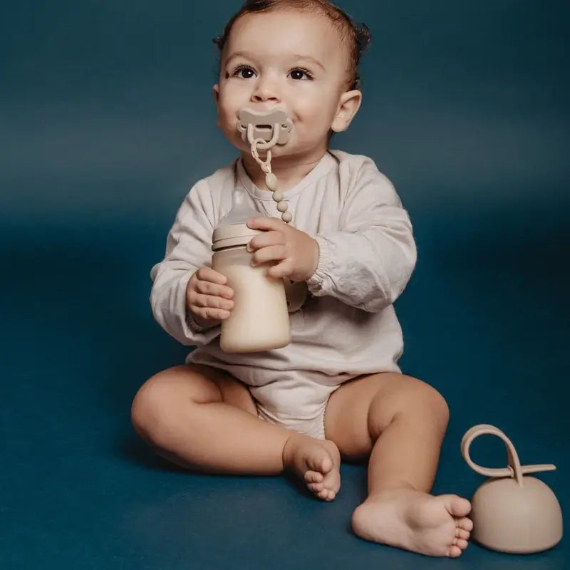 Suavinex Sucette All Silicone Soother Sx Pro, 0/6 mois, Irish Cream Butterfly