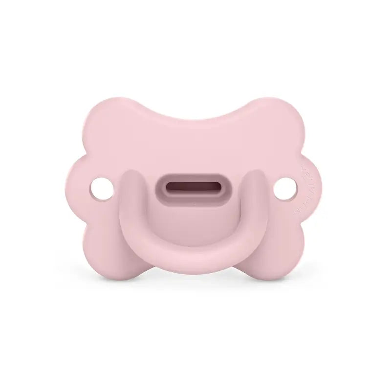Suavinex Sucette All Silicone Soother Sx Pro, 0/6 mois, Butterfly Rosewater