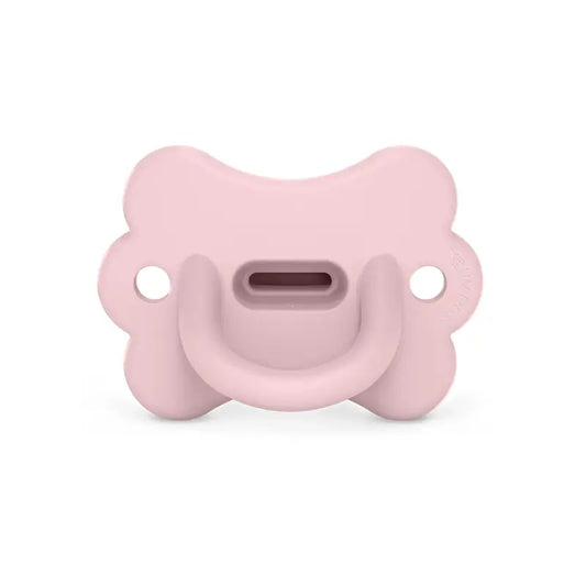Suavinex Sucette All Silicone Soother Sx Pro, 0/6 mois, Butterfly Rosewater