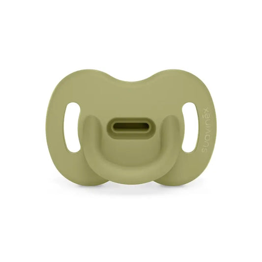 Suavinex Sucette en silicone Physiological Sx Pro, 0/6 mois, Turtle Green
