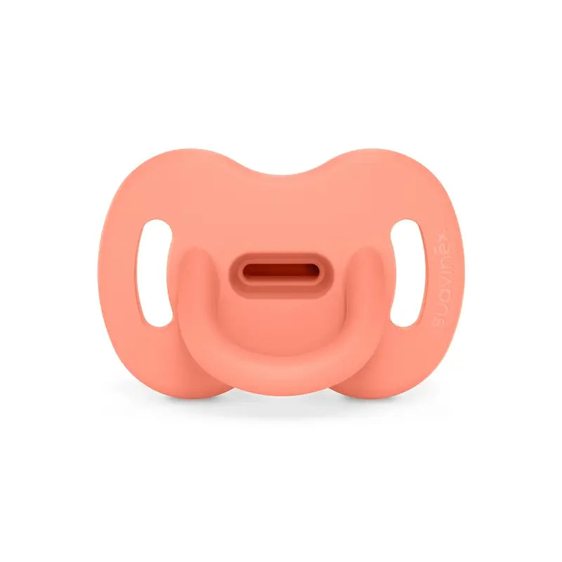 Suavinex Sucette All Silicone Sx Pro, 6/18 mois, Peach Pink