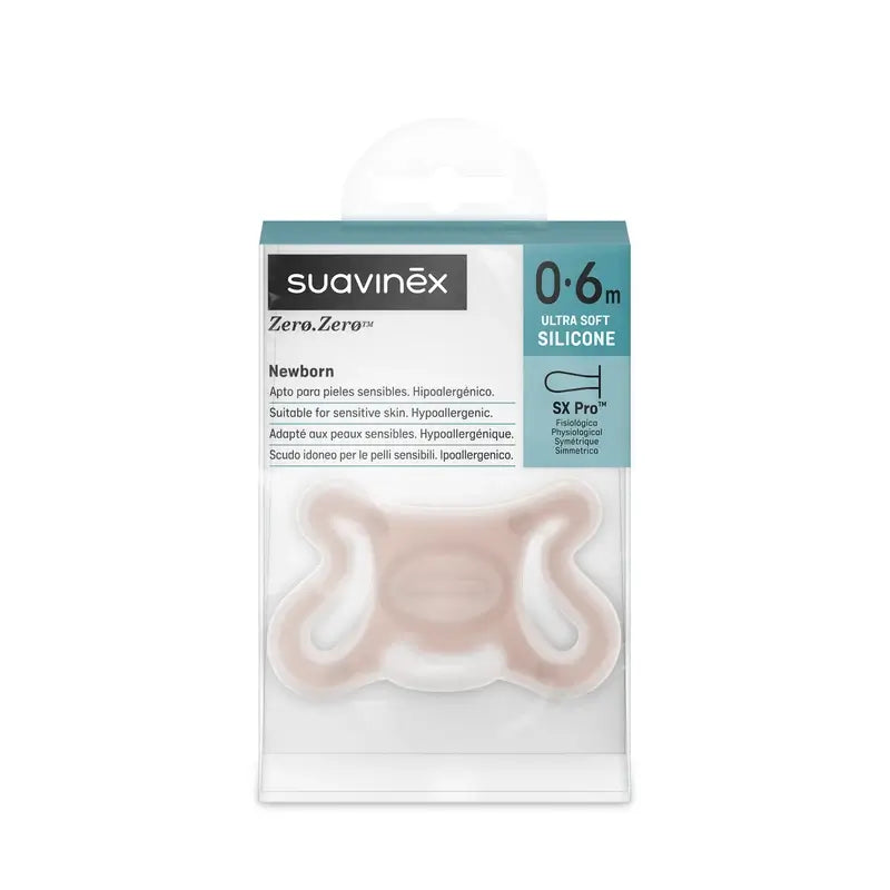 Suavinex Sucette Zero Zero, 0/6 mois, moyenne
