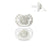 Suavinex Night & Day Sucettes de nuit Sx Pro Tétine 6/18 Mois Gris, 2 unités