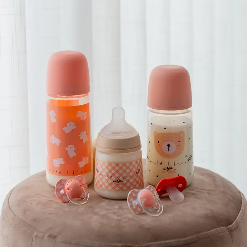 Suavinex Sucettes Sx Pro Teat 0/6 Mois Wild&Free Pink, 2 unités