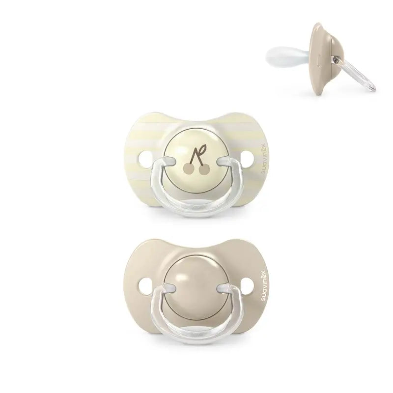 Suavinex Sucettes Sx Pro Teat +18 Months Birdies Beige, 2 unités