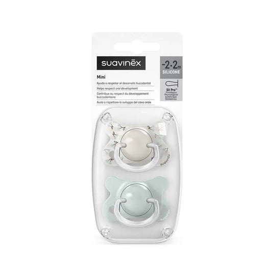 Suavinex Tétine Sx Pro -2/2 Mois Birdies Green, 2 unités