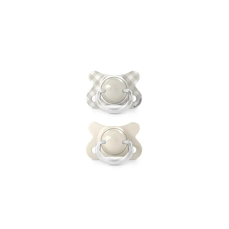 Suavinex Sucettes Sx Pro Teat -2/2 Mois Wild&Free Beige, 2 unités