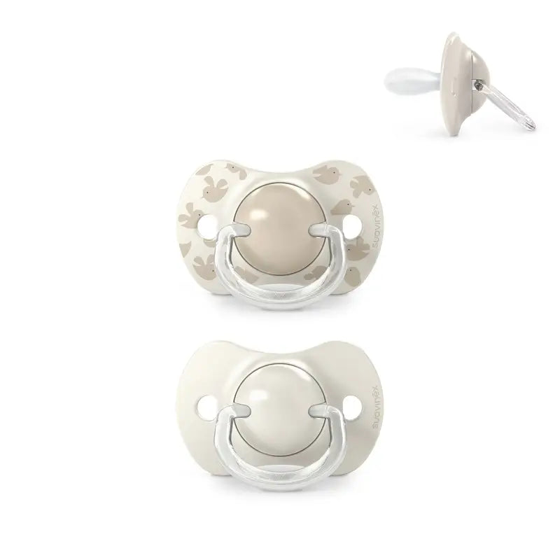 Suavinex Sucettes Tétine Sx Pro 6/18 Mois Birdies Beige, 2 unités