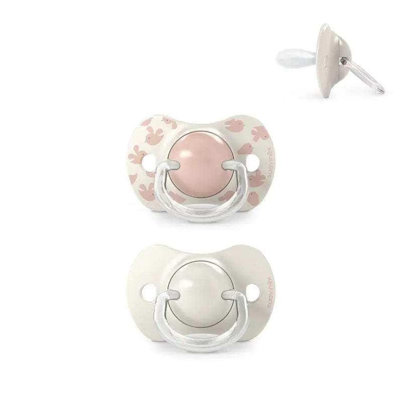 Suavinex Sucettes Tétine Sx Pro 6/18 Mois Birdies Pink, 2 unités