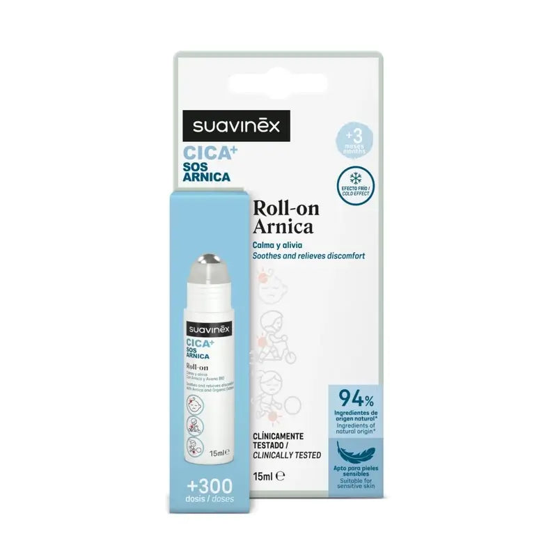 Suavinex Cica Arnica Roll-on 15 ml + 3 mois