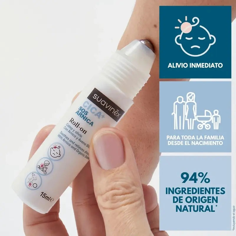 Suavinex Cica Arnica Roll-on 15 ml + 3 mois