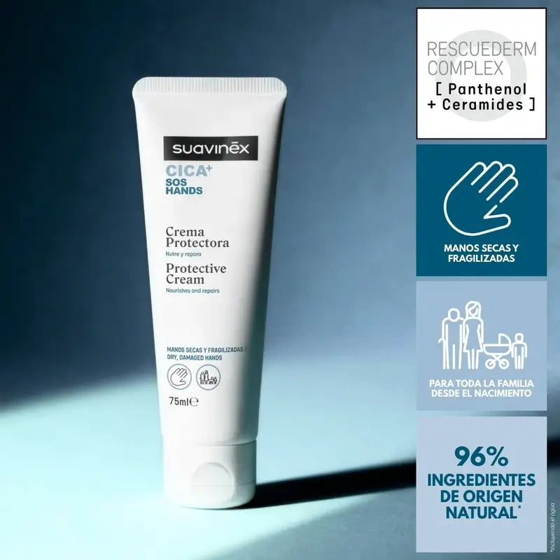 Suavinex Cica Crème réparatrice pour les mains 75 ml