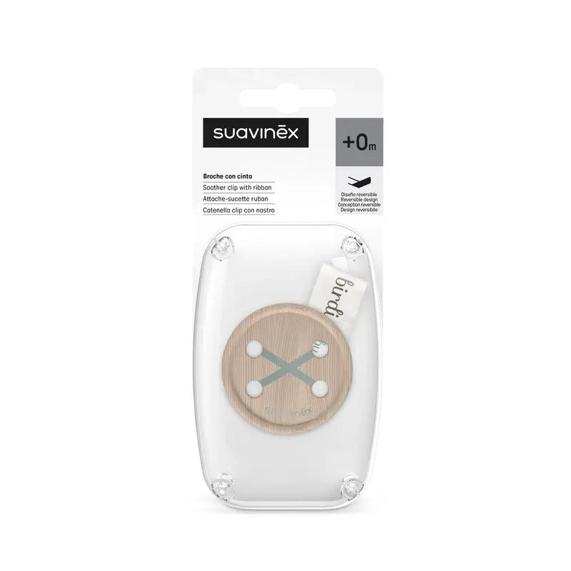 Suavinex Dummy Tape +0 mois Birdies Green