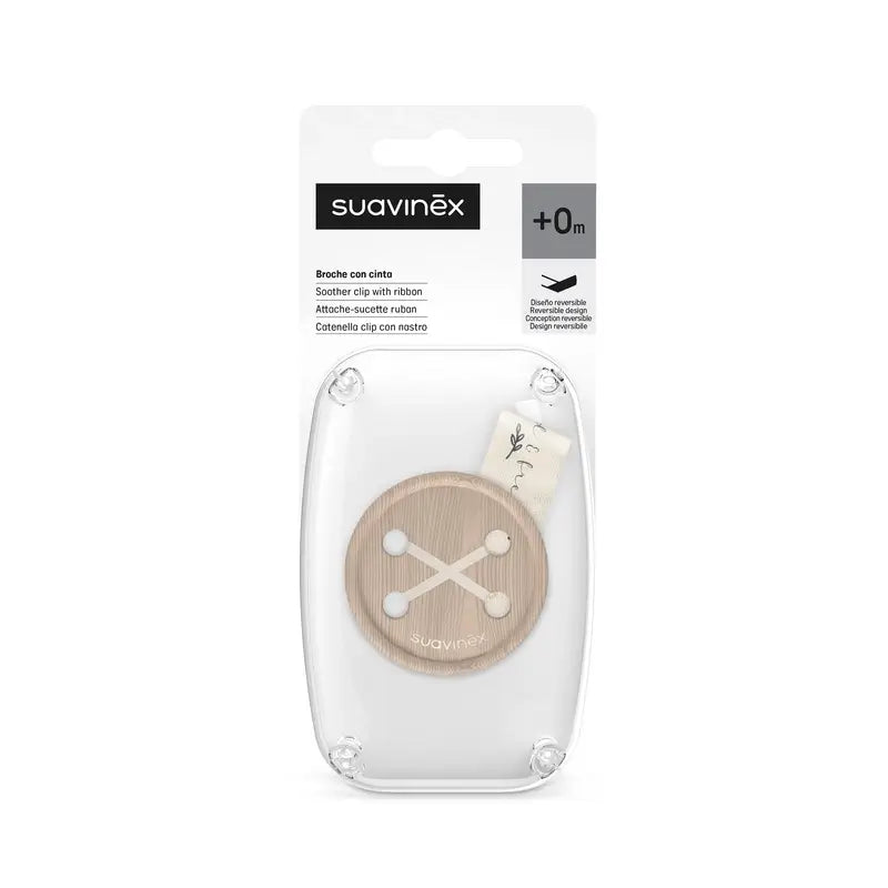 Suavinex Tape sucette +0 mois Wild&Free Beige
