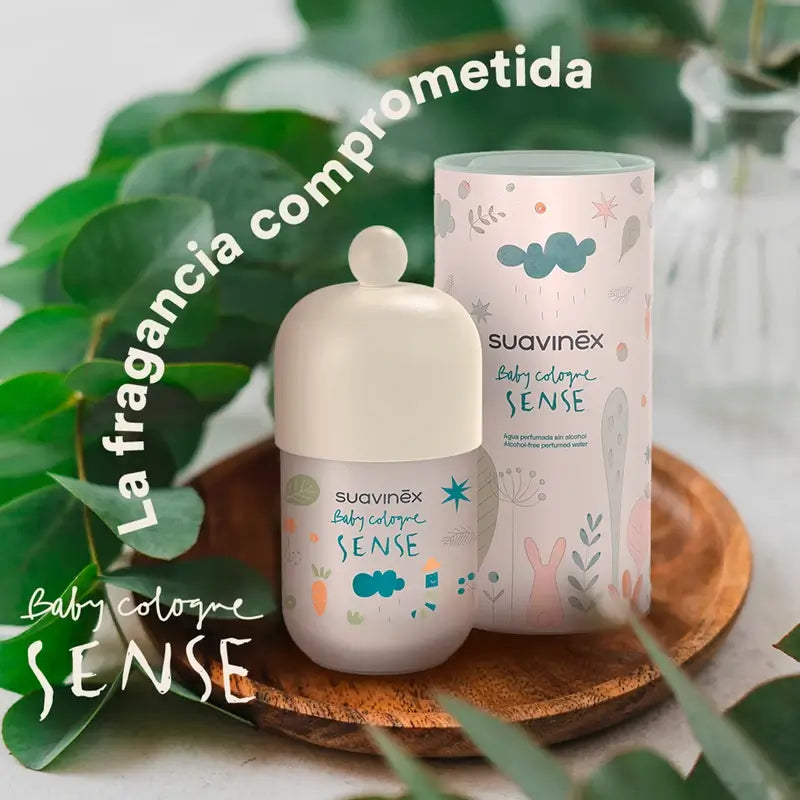 Suavinex Baby Cologne Sense, eau parfumée sans alcool, 100 ml