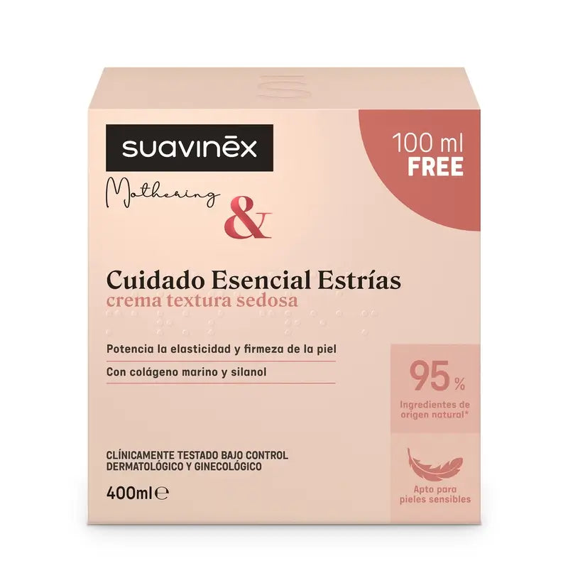 Suavinex Crème Vergetures Grossesse, 400 ml