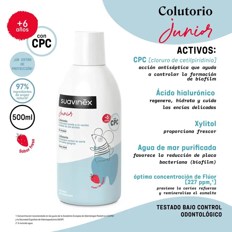 Suavinex Bain de bouche pour nourrissons, 500 ml