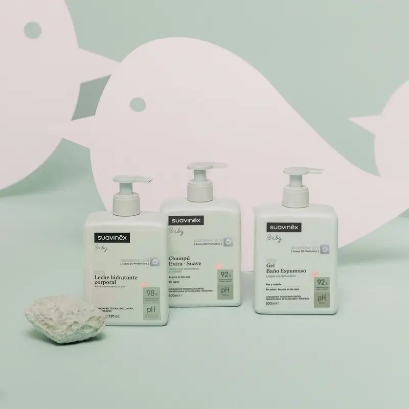 Suavinex Gel - Crème de bain douce pour bébé, 500 Ml