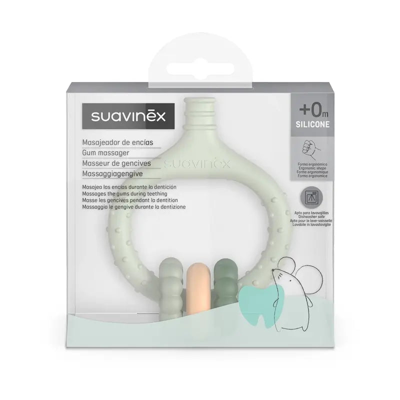 Suavinex Baby Gum Massager +0 mois, vert