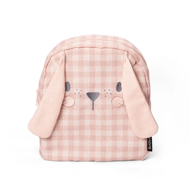 Sac à dos de puériculture Suavinex, lapin, rose