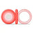 Suavinex Silicone Teether For Babies +4 Months. Cooling Teether. Flexible and light teething ring. Colour Pink