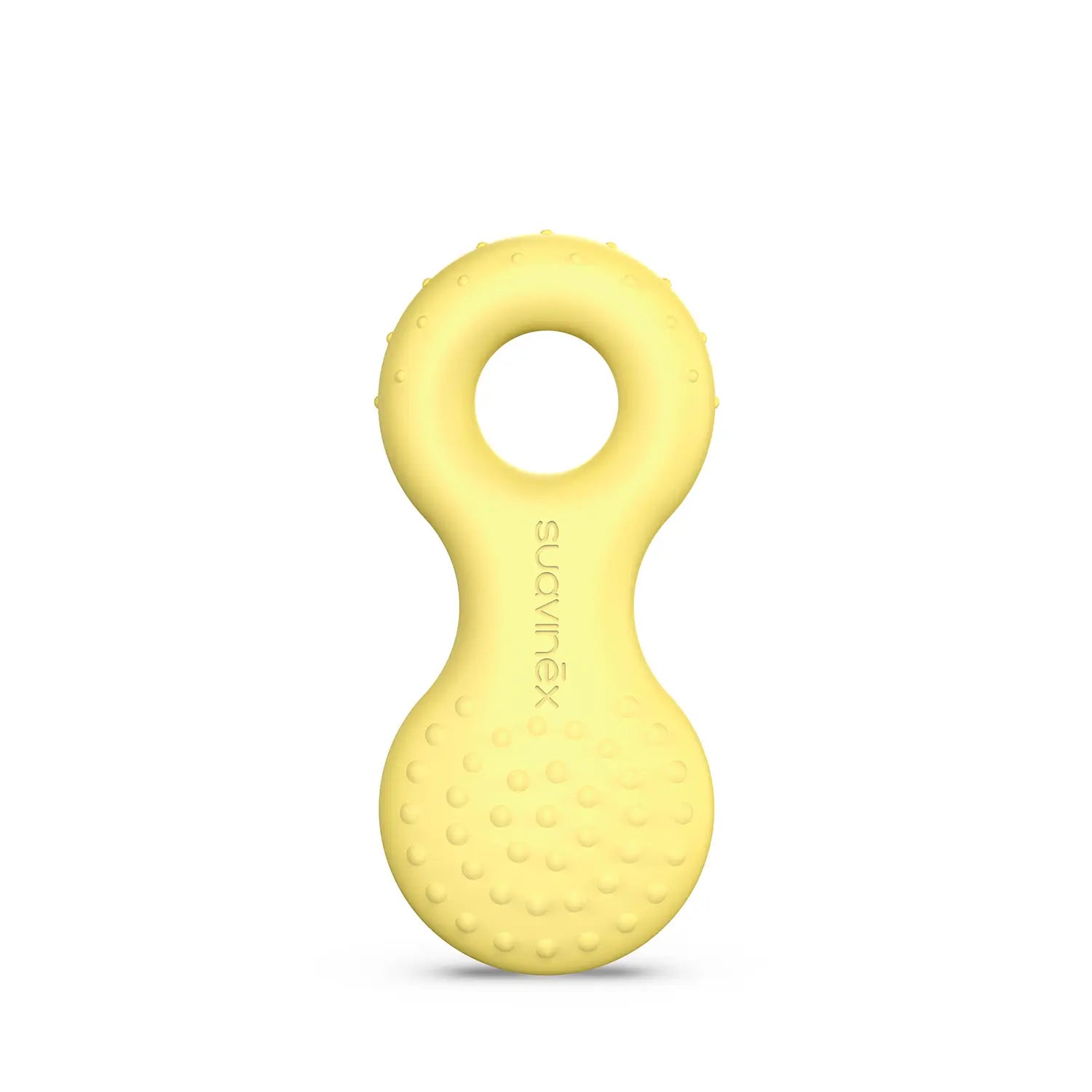 Suavinex Rubber Teether +0 Months, Colour Yellow