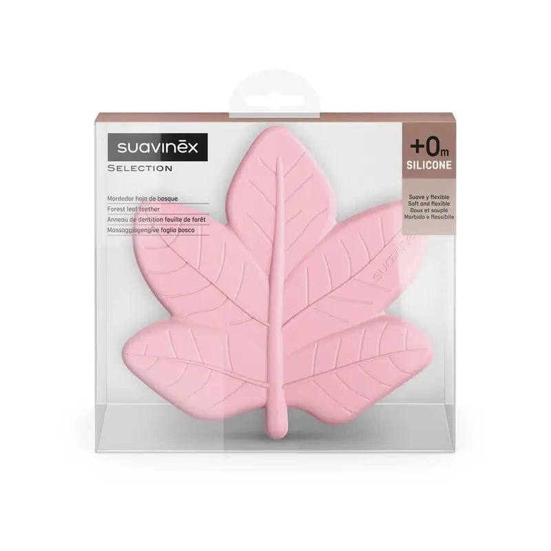 Suavinex Dentition en silicone pour la forêt, rose poésie