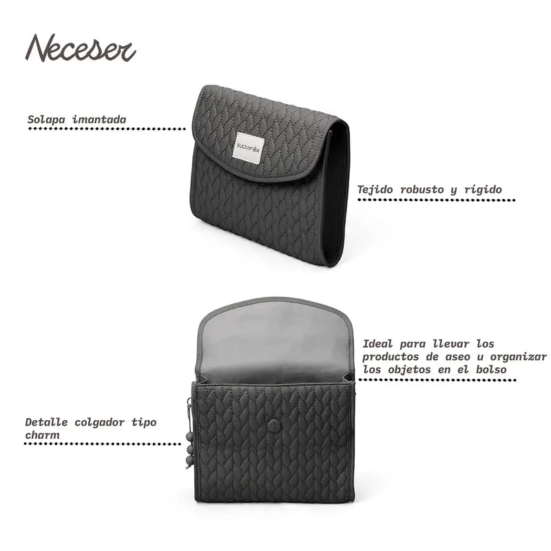 Trousse de toilette pour nouveau-né Suavinex, tissu, fleurs