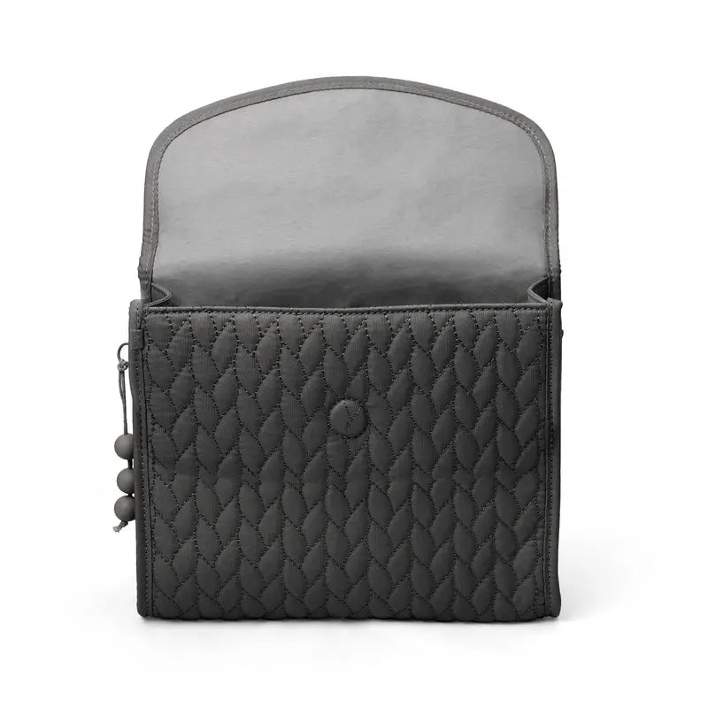 Trousse de toilette en tissu pour nouveau-né Suavinex, gris