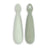 Suavinex Pack 2 cuillères en silicone, +6 mois, vert