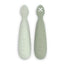Suavinex Pack 2 cuillères en silicone, +6 mois, vert