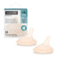 Suavinex 2 packs de 2 tétines Zéro Zéro, débit moyen (M), +3 mois, Fair