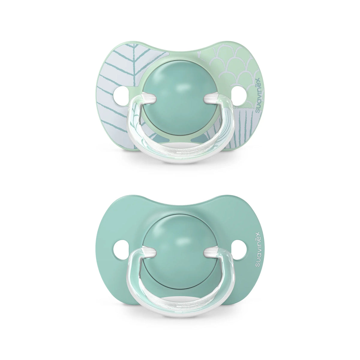 Suavinex Pack Pacifiers Blue With Physiological Silicone Teat Sx Pro, +18 Months, 2 units