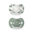 Suavinex Pack Pacifiers Green With Physiological Silicone Teat Sx Pro, 6-18 Months, 2 units