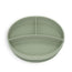 Suavinex Assiette en silicone avec ventouse et divisions, +6 mois, vert