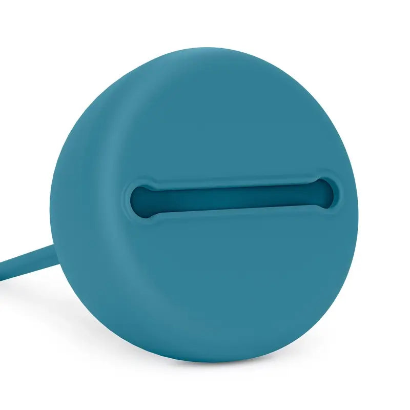 Suavinex Porte-sucette en silicone avec poignée, +0 mois, Deep Ocean