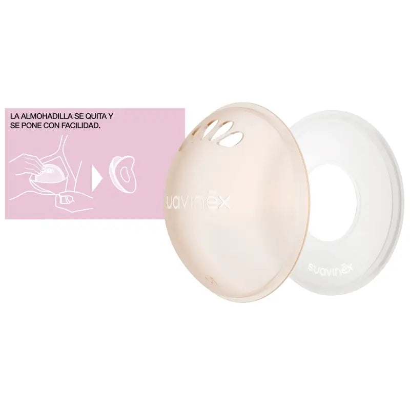 Suavinex Set 2 coquilles de protection et 2 coquilles de collection