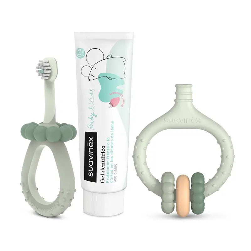 Suavinex Dental Care Starter Set +0 Months, Green
