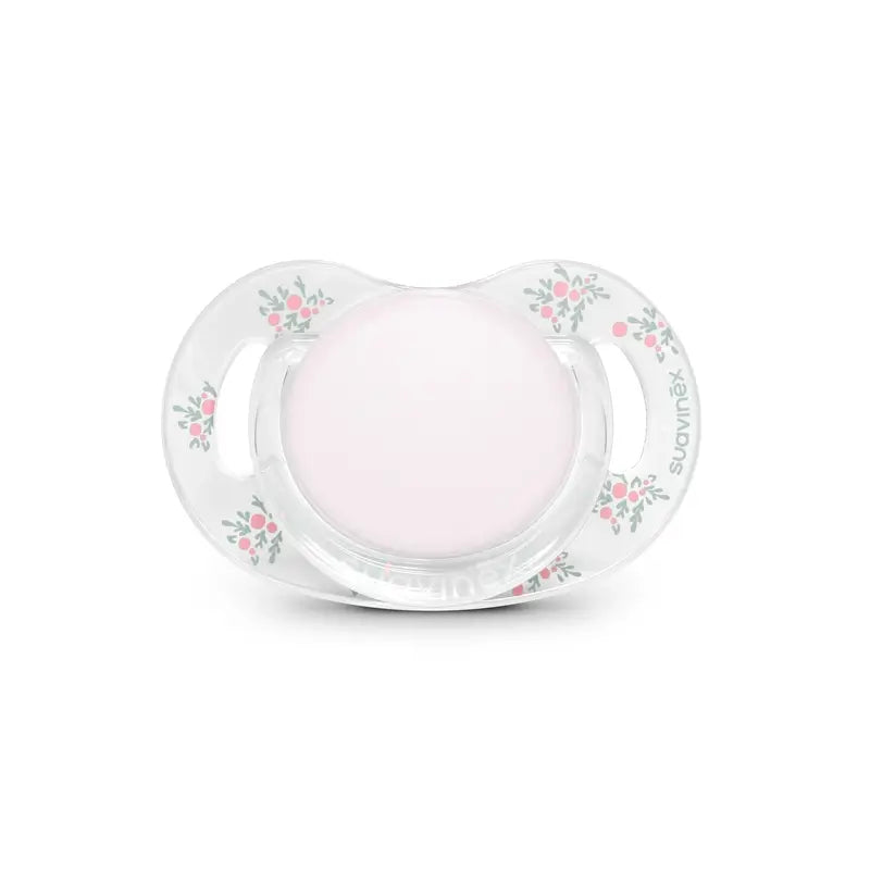 Suavinex Gift Set Sucette + Sucette + Biberon 270 Ml (M) + Jouet d'éveil, Rose