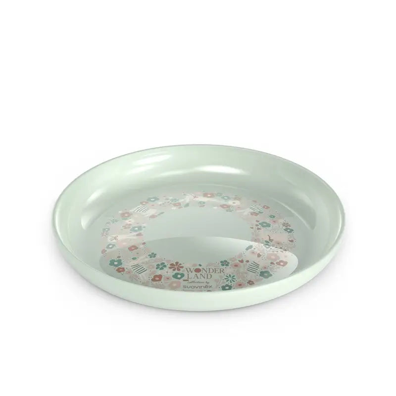 Suavinex Baby Tableware +6 Months, White Green
