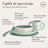 Suavinex Baby Tableware +6 Months, White Green