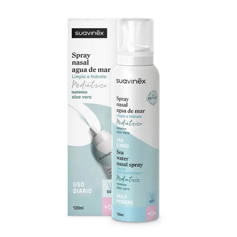 Suavinex Baby Spray nasal isotonique, hygiène quotidienne, 120 ml