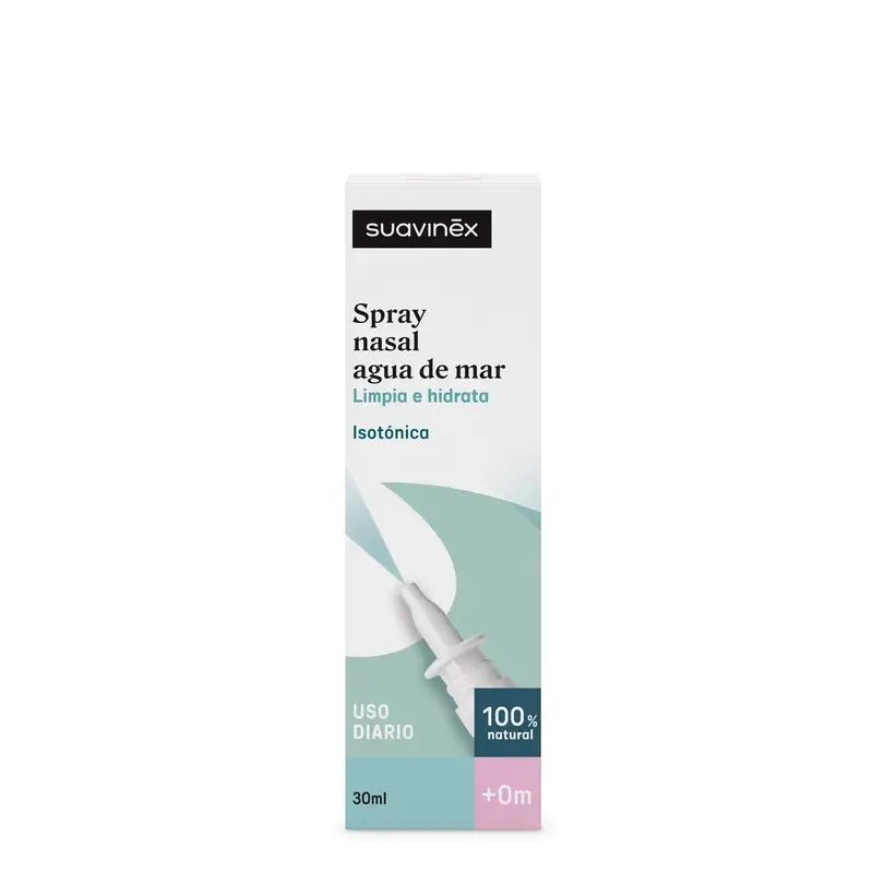 Suavinex Spray nasal isotonique pour bébés +0 mois, 30 ml