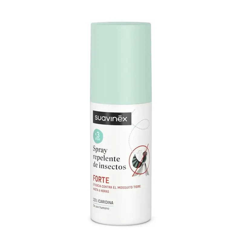 Suavinex Spray anti-moustiques Forte, +3 ans et enceinte, 100 Ml