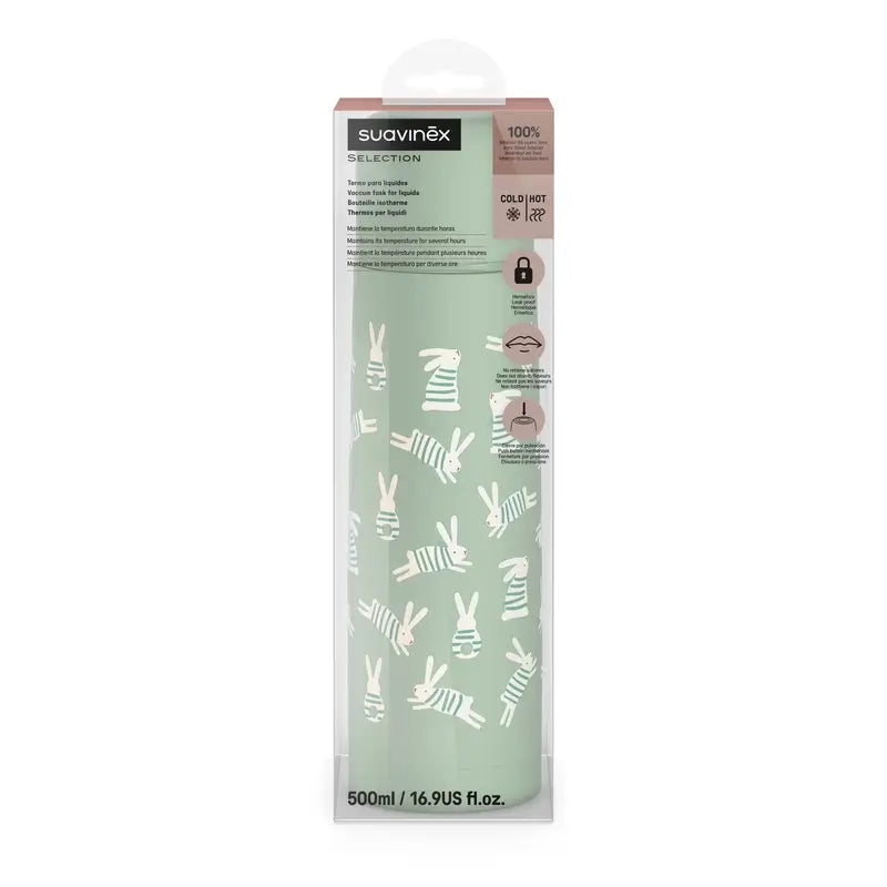 Thermos à liquide Suavinex 500 ml, Wonderland Green